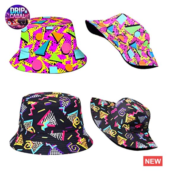 Polyester Bucket Hats 6 Pack, Reversible Foldable for Outdoor Activities main image 2